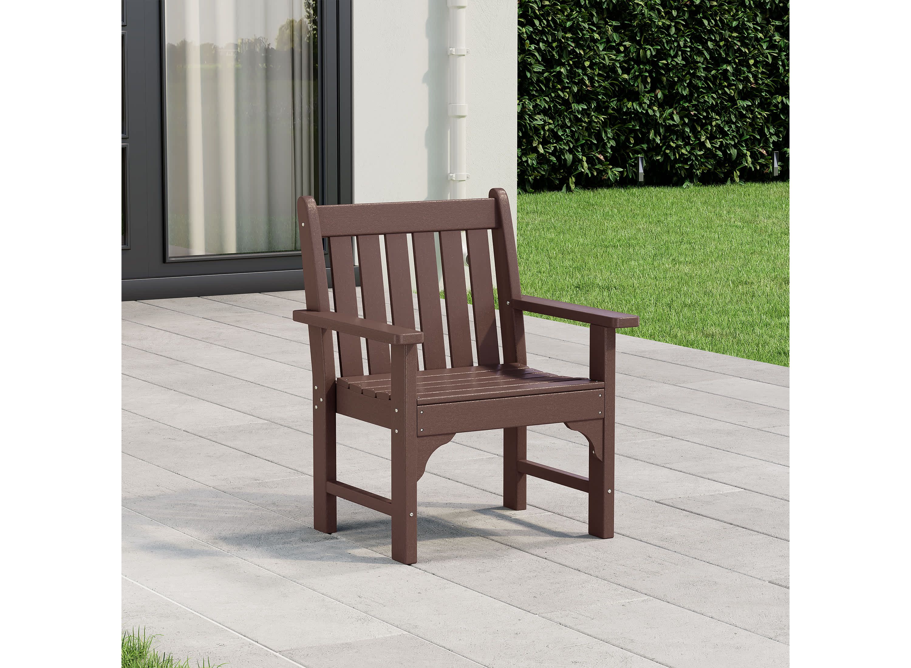 Outdoor Patio All-Weather Dining Arm Chair