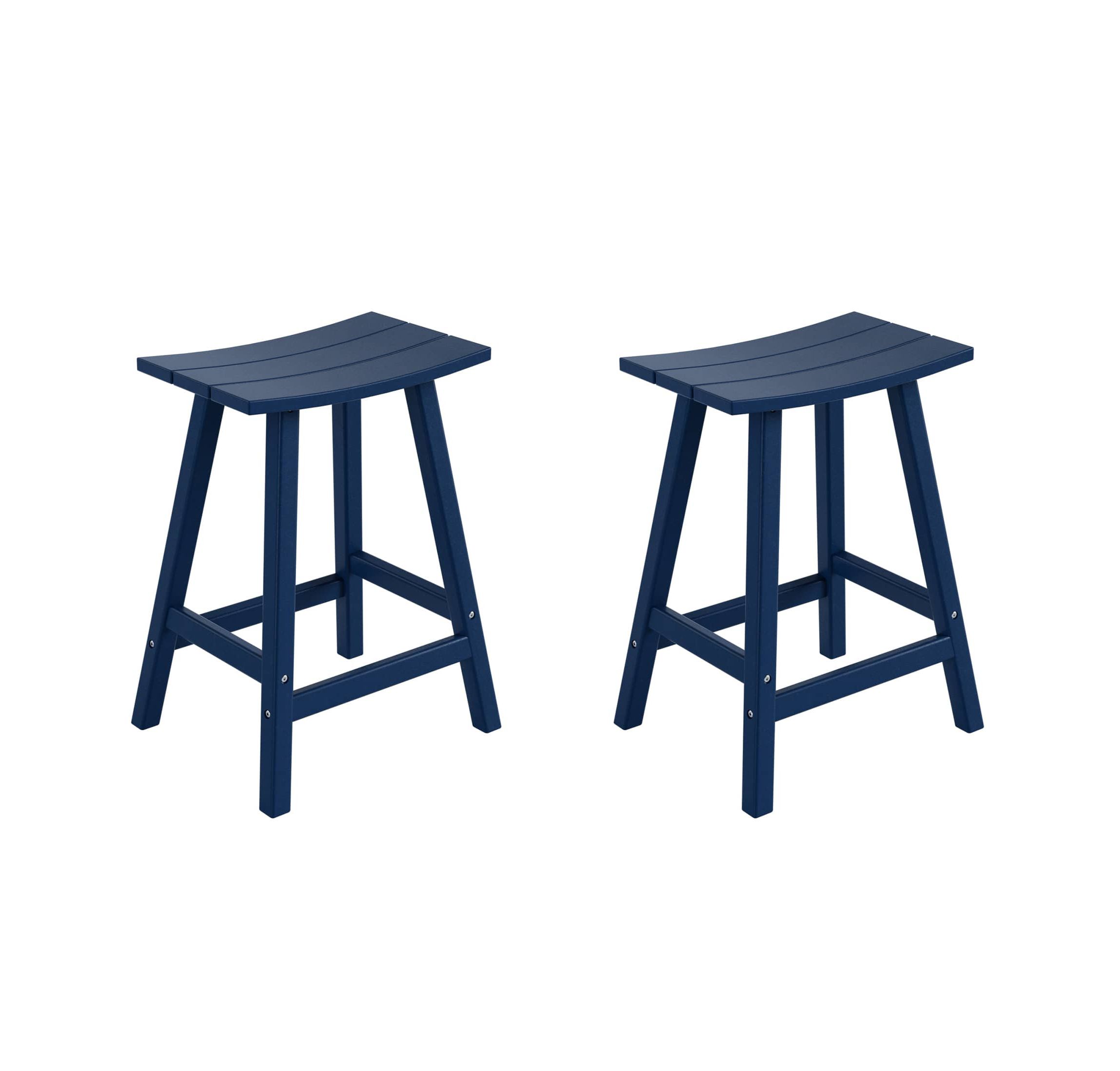 24" All-Weather Outdoor Counter Stool (Set of 2)