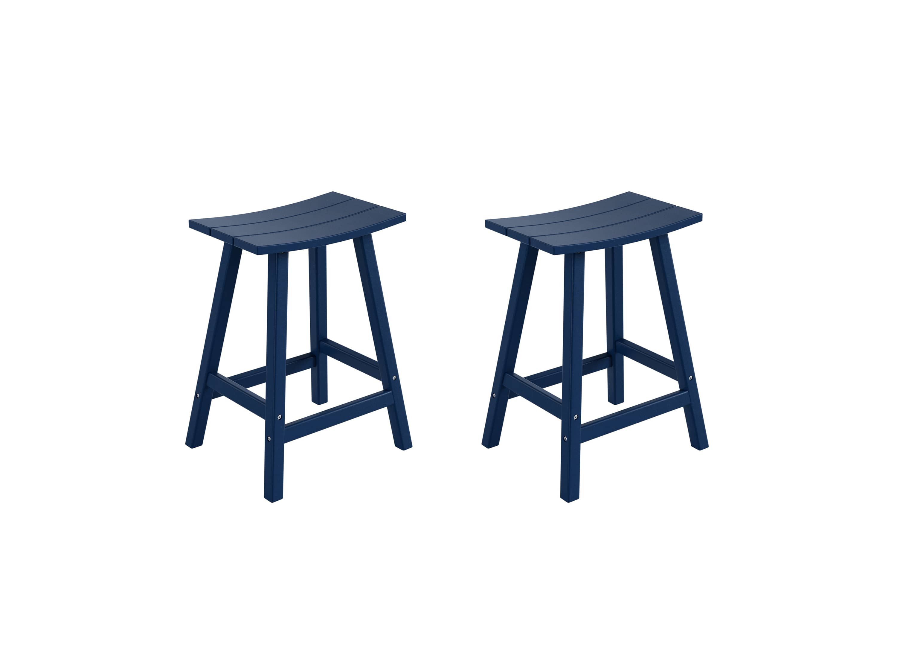 24" All-Weather Outdoor Counter Stool (Set of 2)