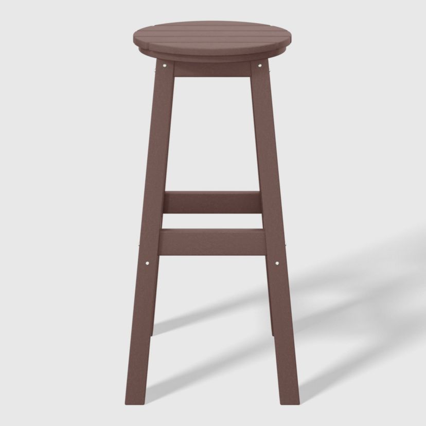 29" All-Weather Outdoor Round Bar Stool