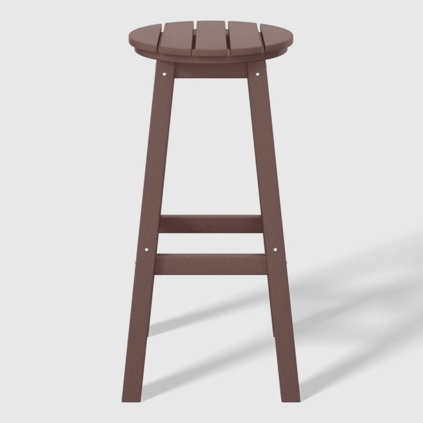 29" All-Weather Outdoor Round Bar Stool