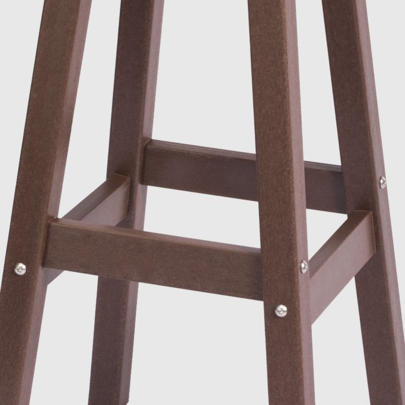 29" All-Weather Outdoor Round Bar Stool