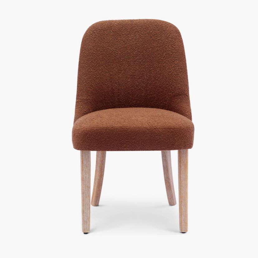 Water and Stain Resistant Boucle Upholstered Side Chair (Set of 2)