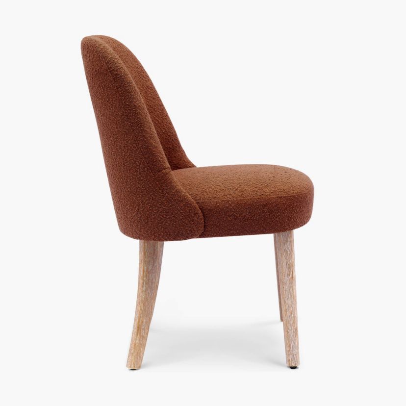 Water and Stain Resistant Boucle Upholstered Side Chair (Set of 2)