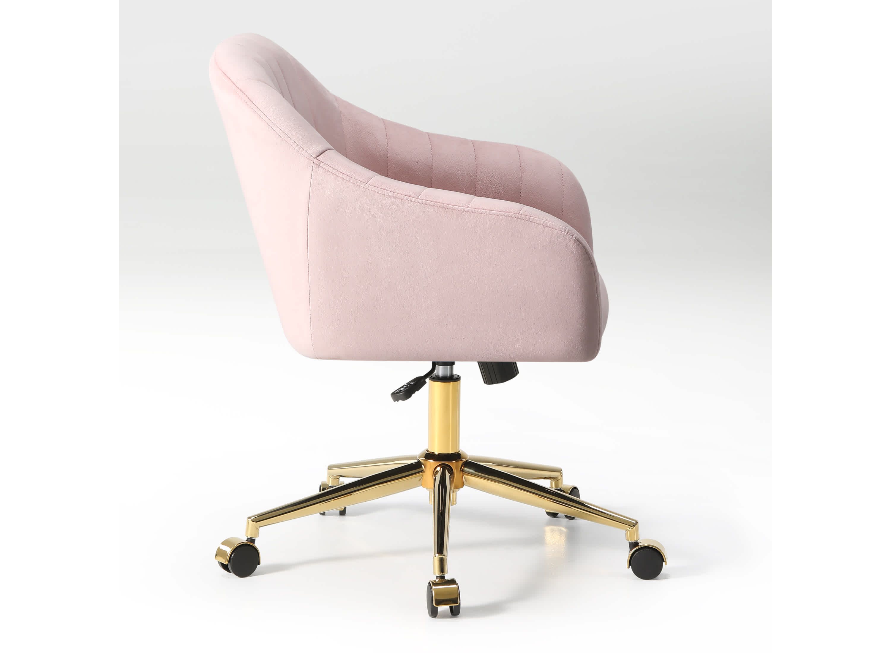 Velvet Upholstered Desk Chair