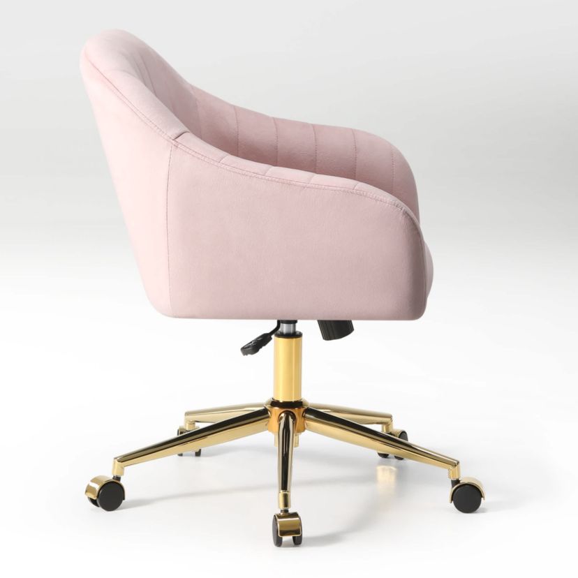Velvet Upholstered Desk Chair