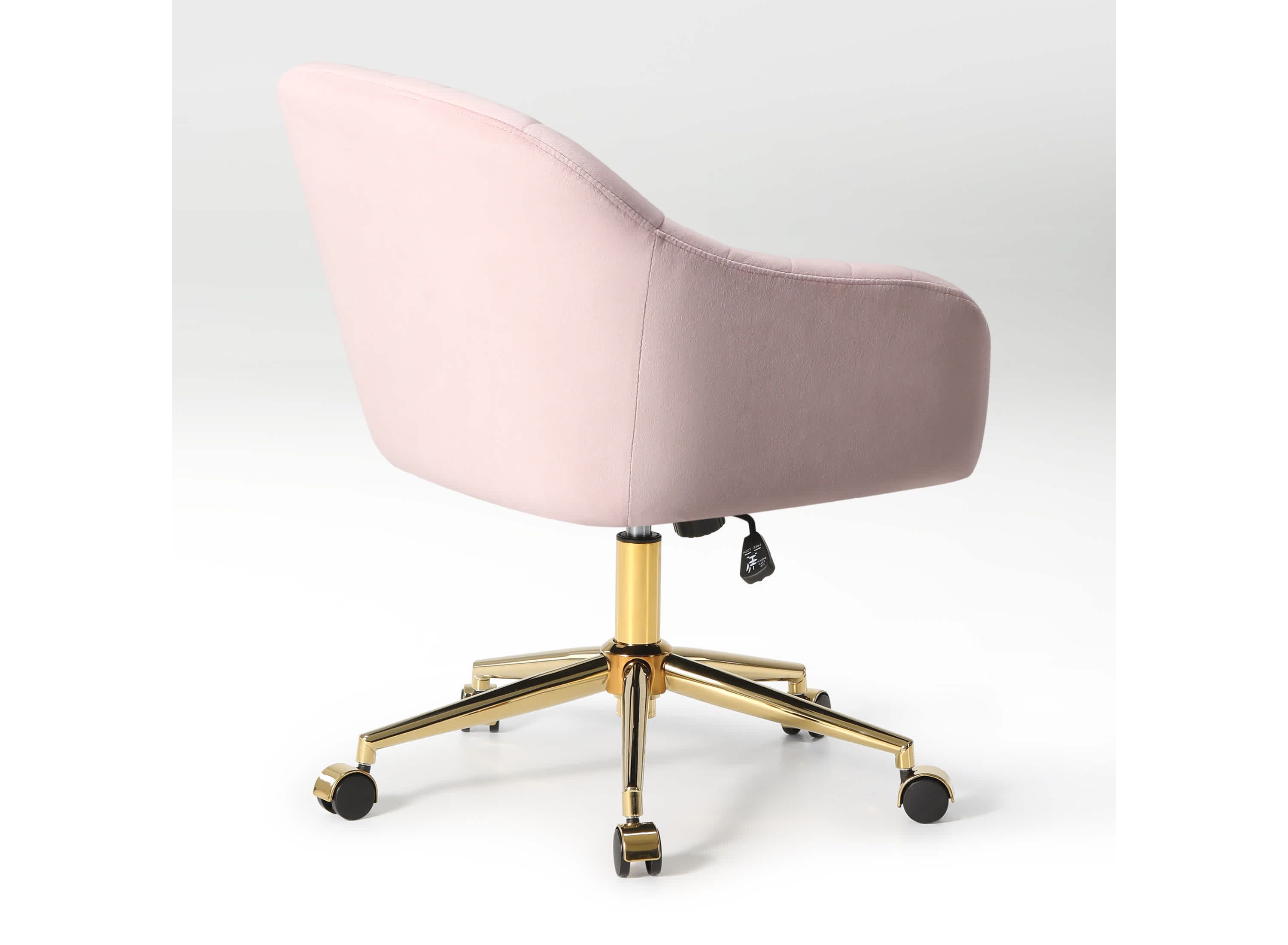 Velvet Upholstered Desk Chair