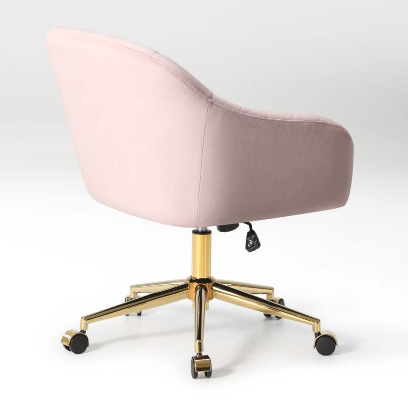Velvet Upholstered Desk Chair