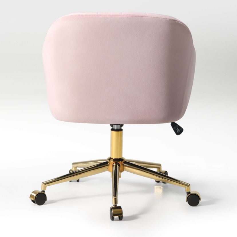 Velvet Upholstered Desk Chair