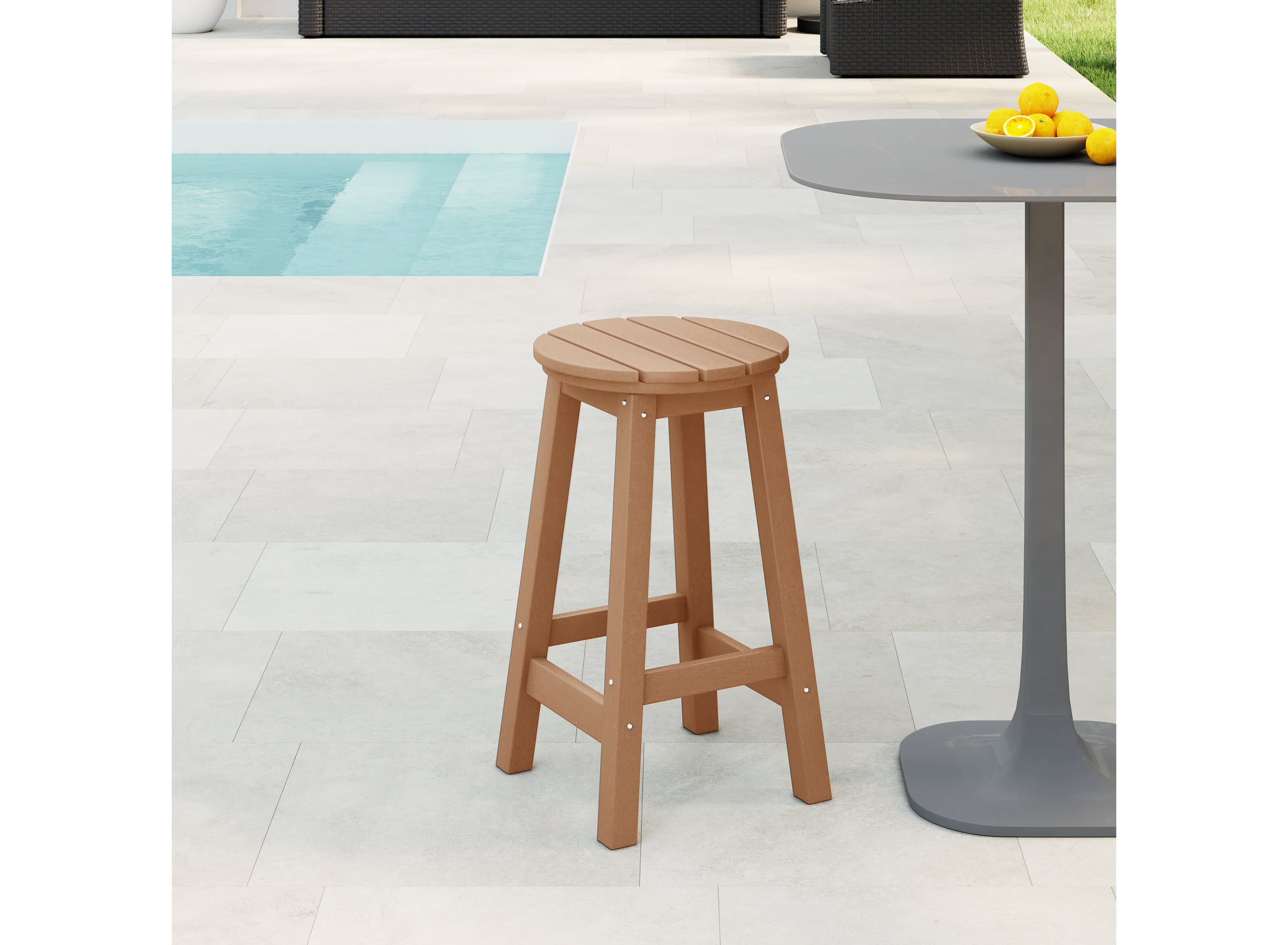 24" Round Counter Stool