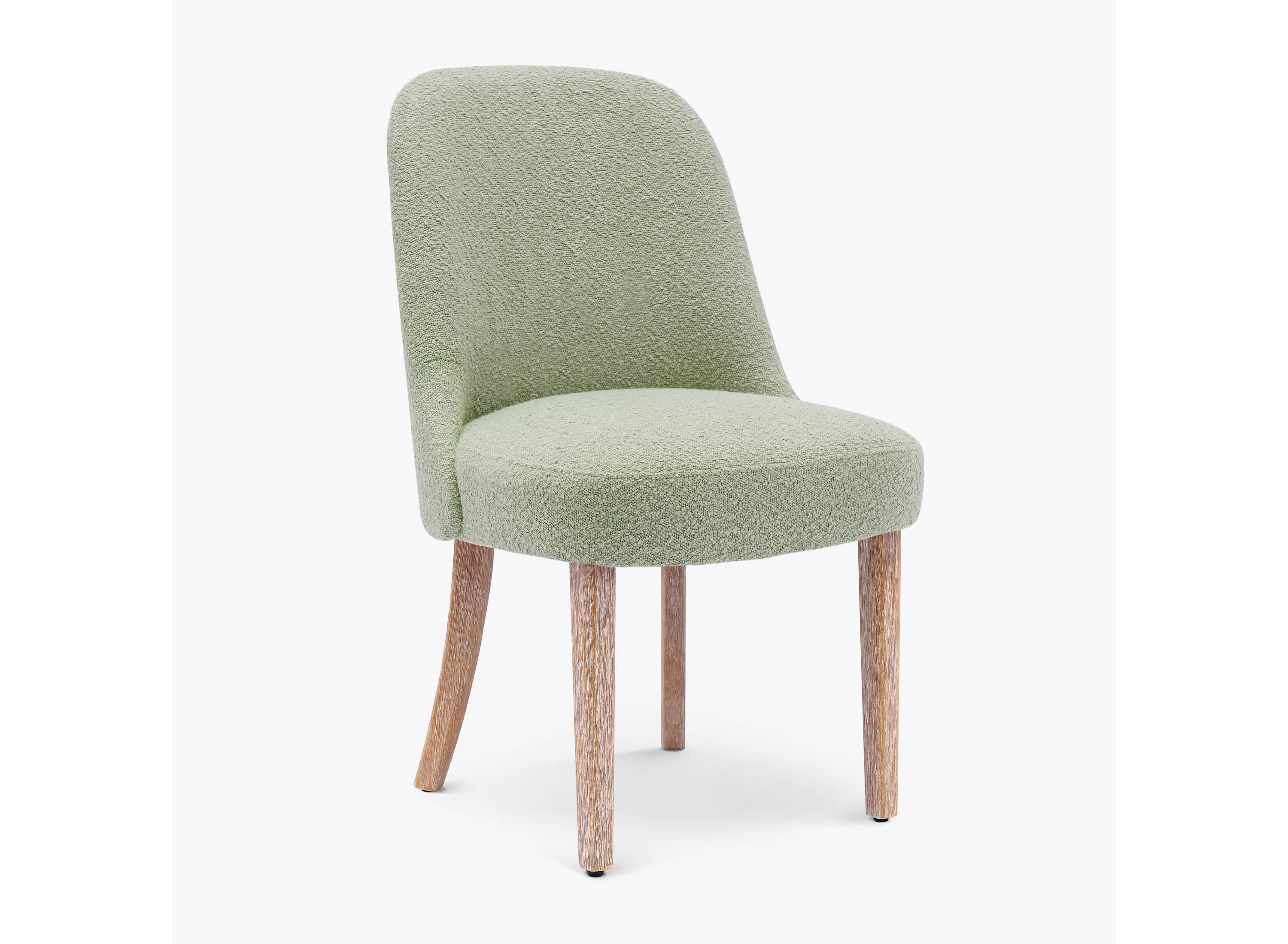 Water and Stain Resistant Boucle Upholstered Side Chair