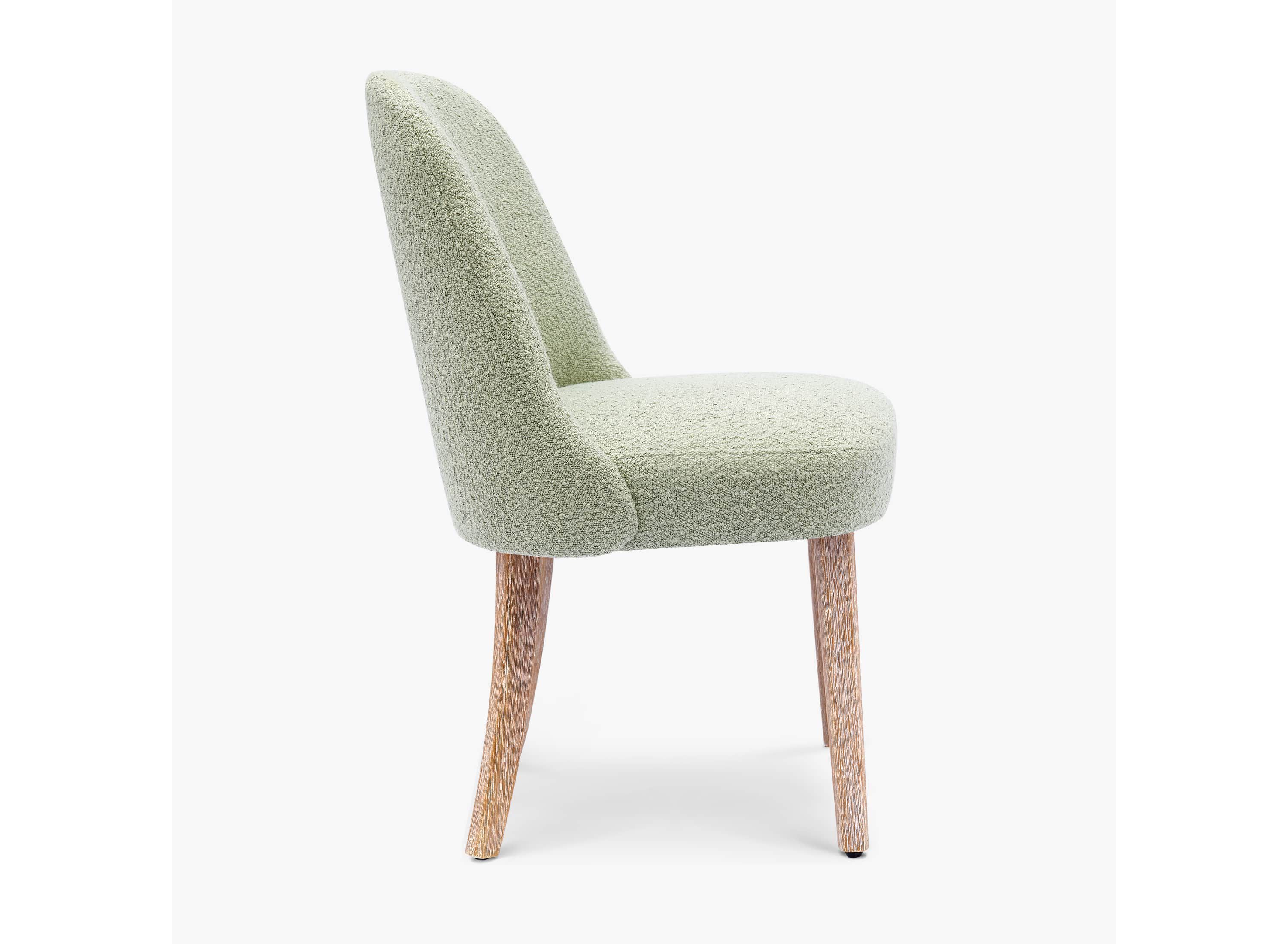 Water and Stain Resistant Boucle Upholstered Side Chair