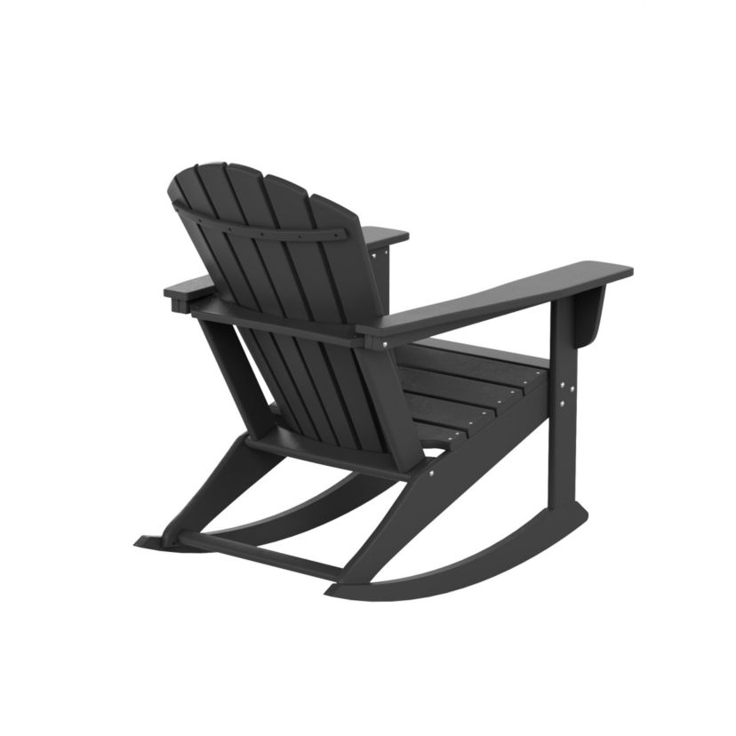 Outdoor Rocking Poly Adirondack Chair