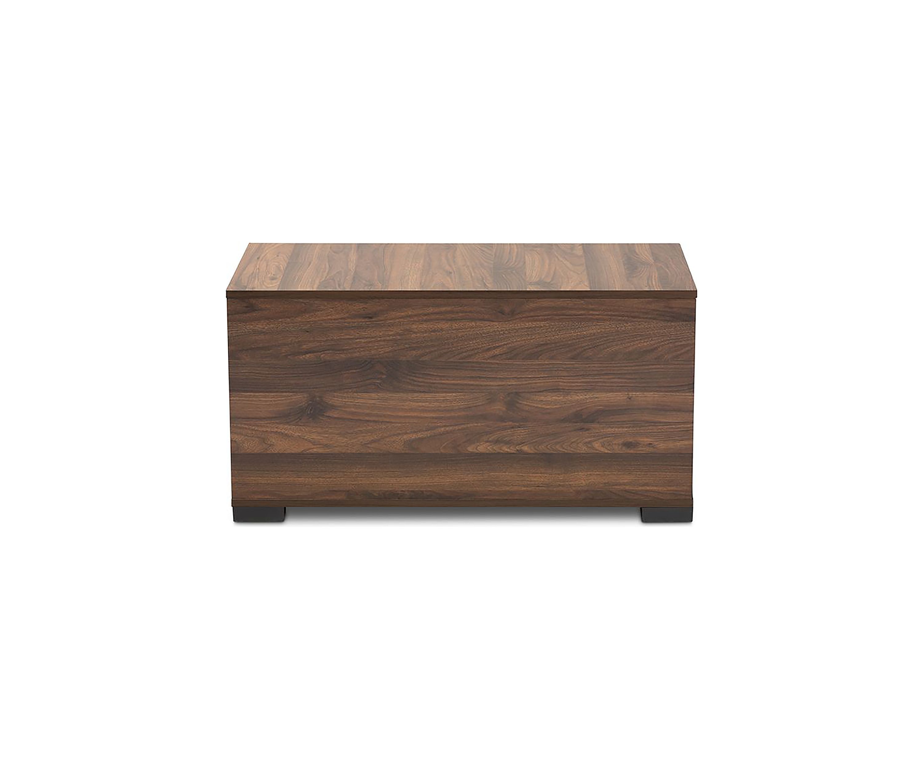 Skylar Modern and Contemporary Walnut Brown Finished Cat Litter Box Cover House