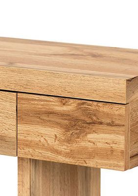 Otis Modern and Contemporary Oak Brown Finished Wood 3-Drawer Console Table