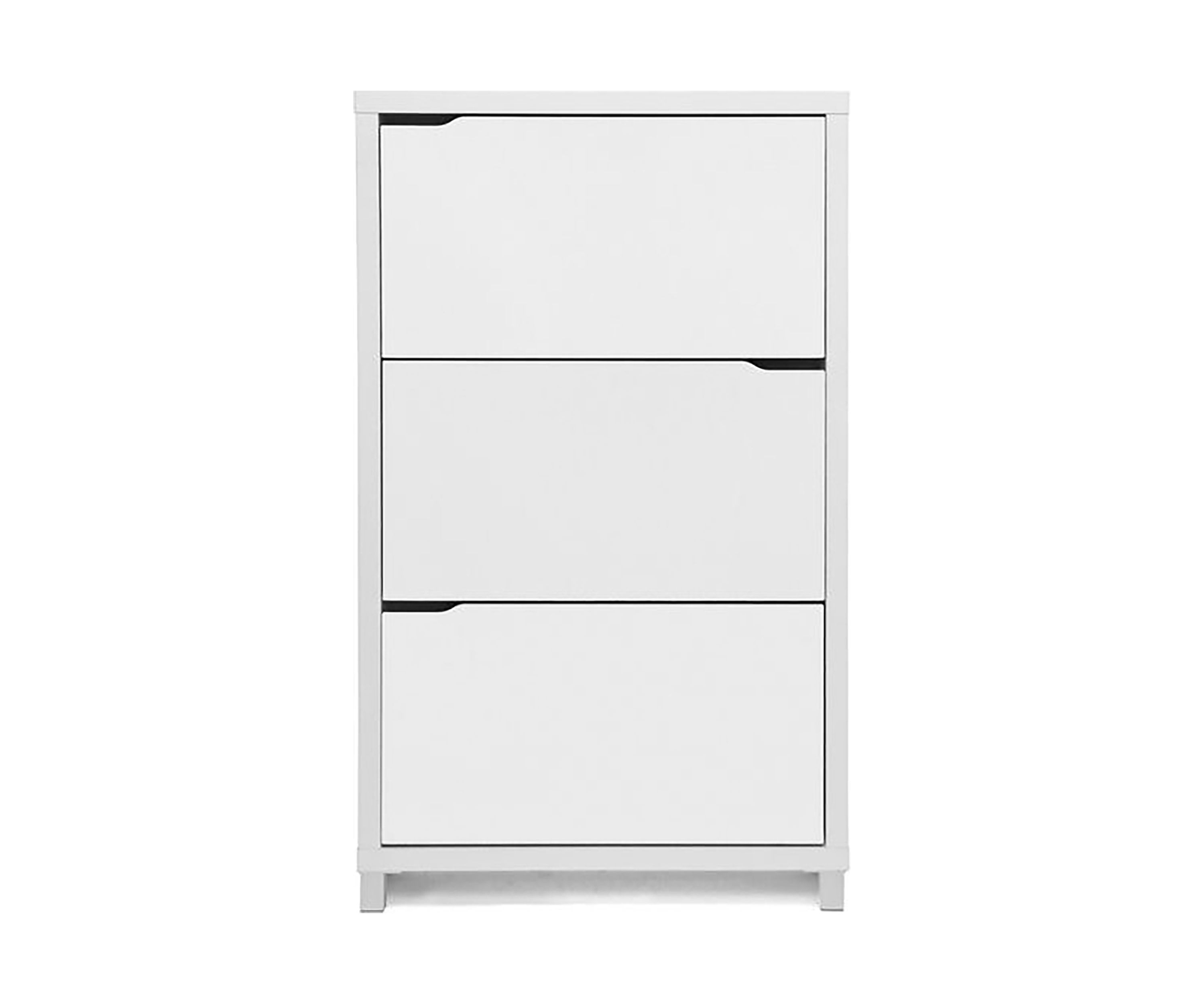 Simms White Modern Shoe Cabinet