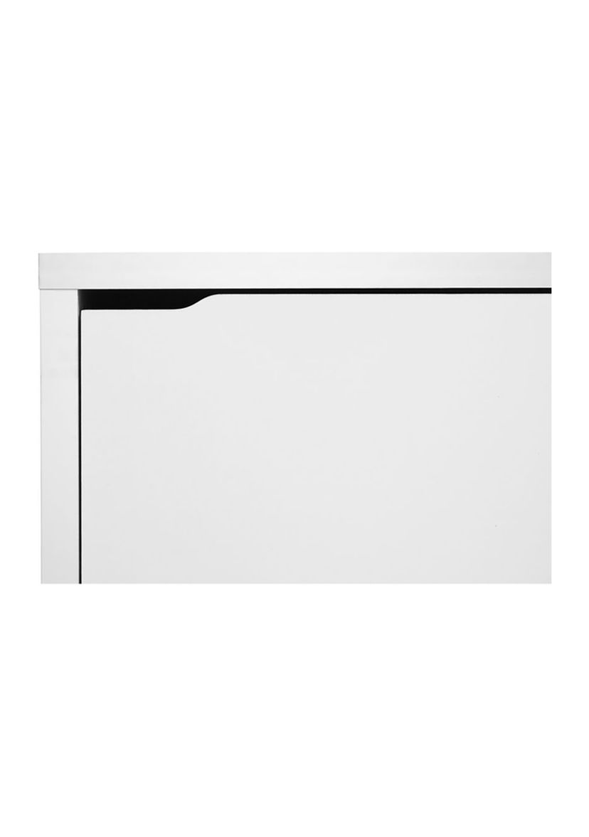 Simms White Modern Shoe Cabinet