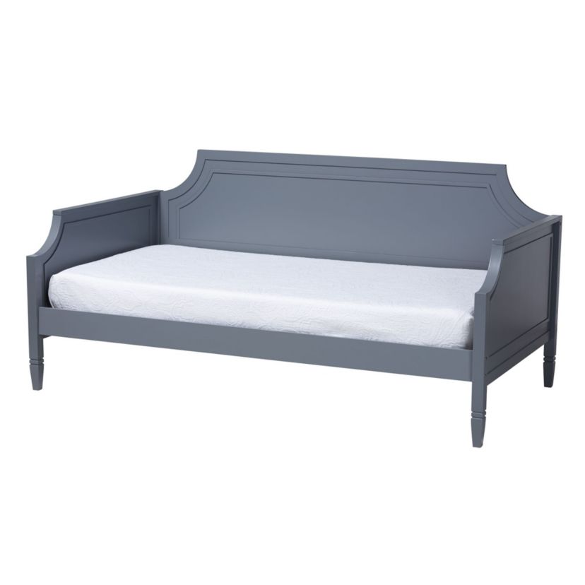 Mariana Classic and Traditional Grey Finished Wood Full Size Daybed