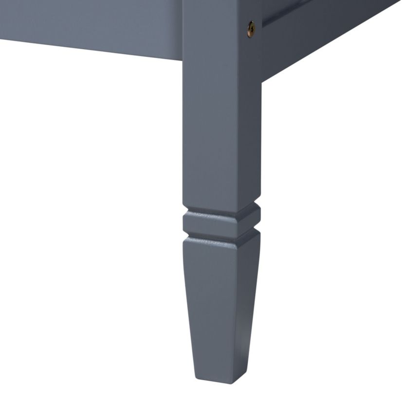 Mariana Classic and Traditional Grey Finished Wood Full Size Daybed