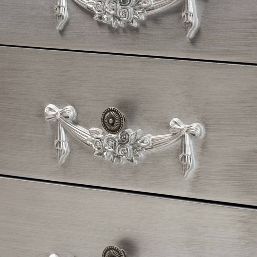 Eliya Classic and Traditional Brushed Wood 3-Drawer Storage Cabinet