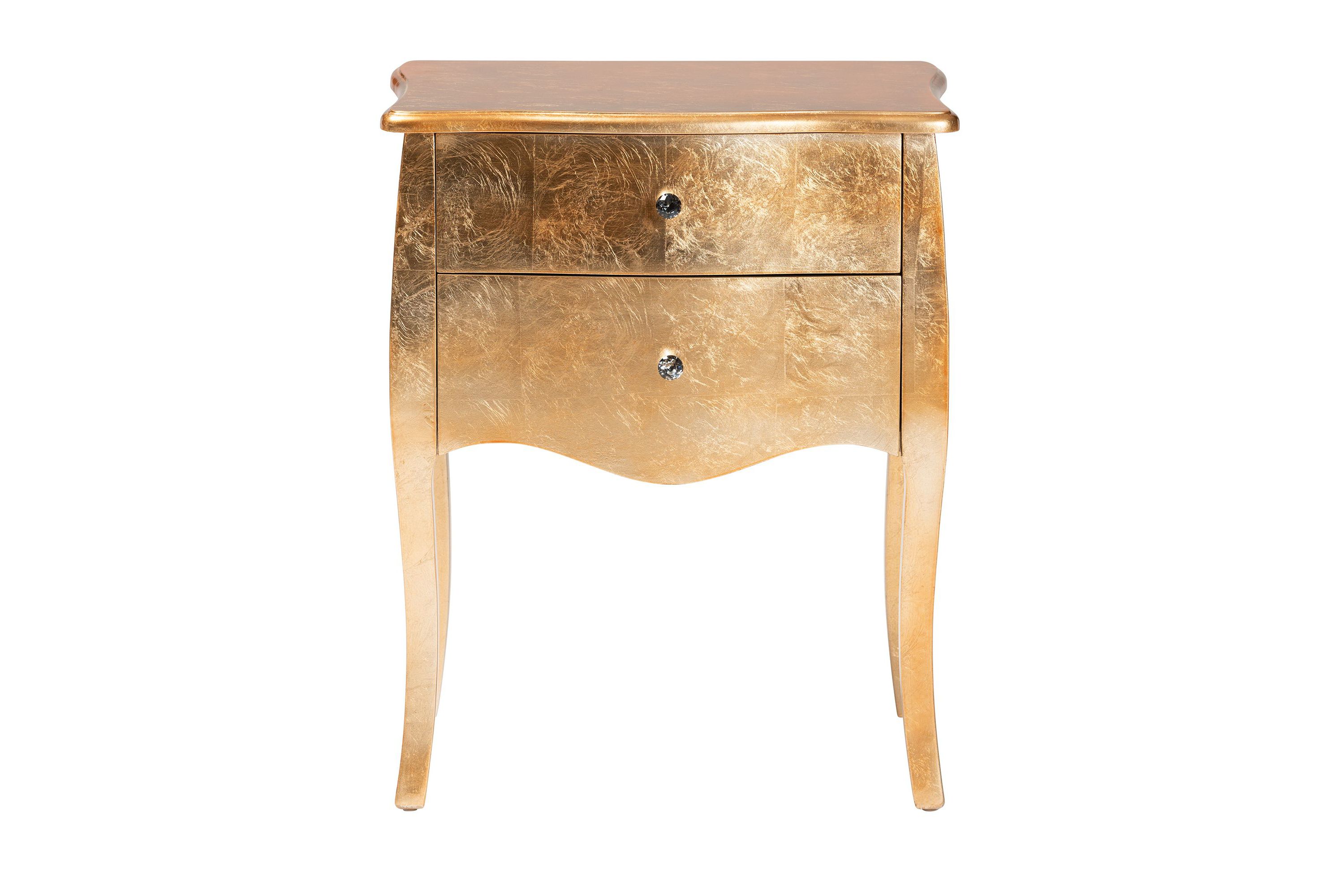 Patrice Classic and Traditional Wood 2-Drawer End Table
