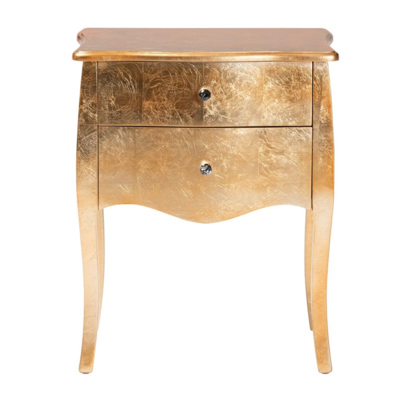 Patrice Classic and Traditional Wood 2-Drawer End Table