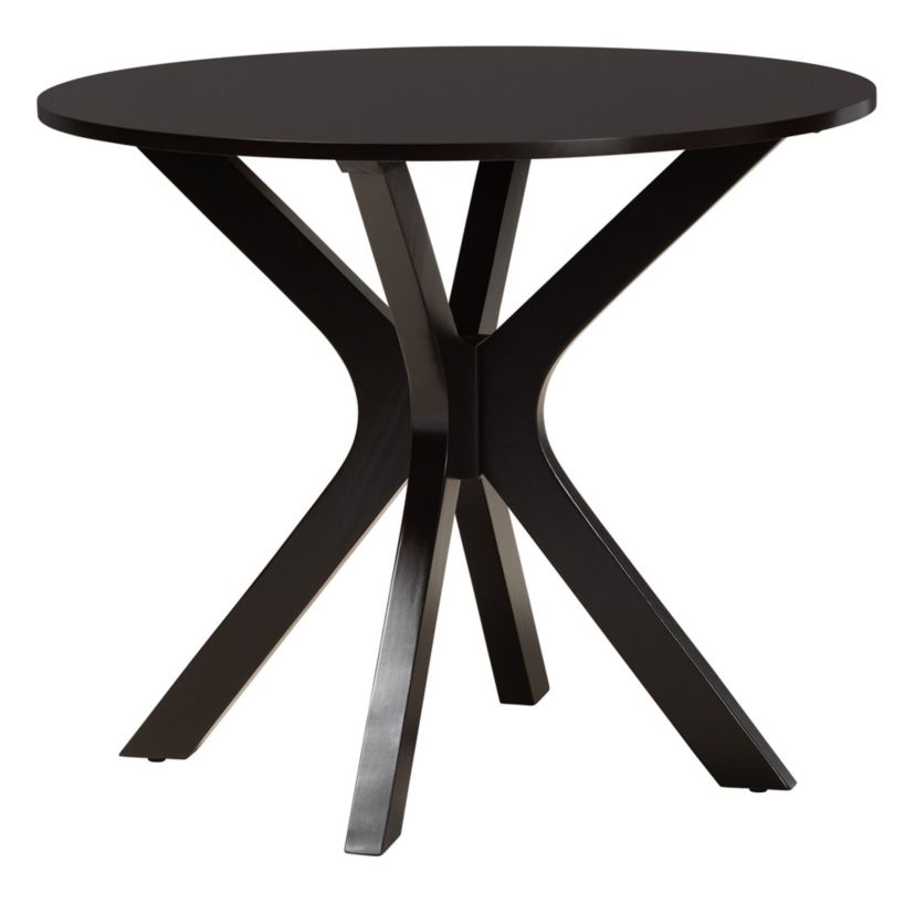 Maya Modern Fabric and Wood 5-Piece Dining Set