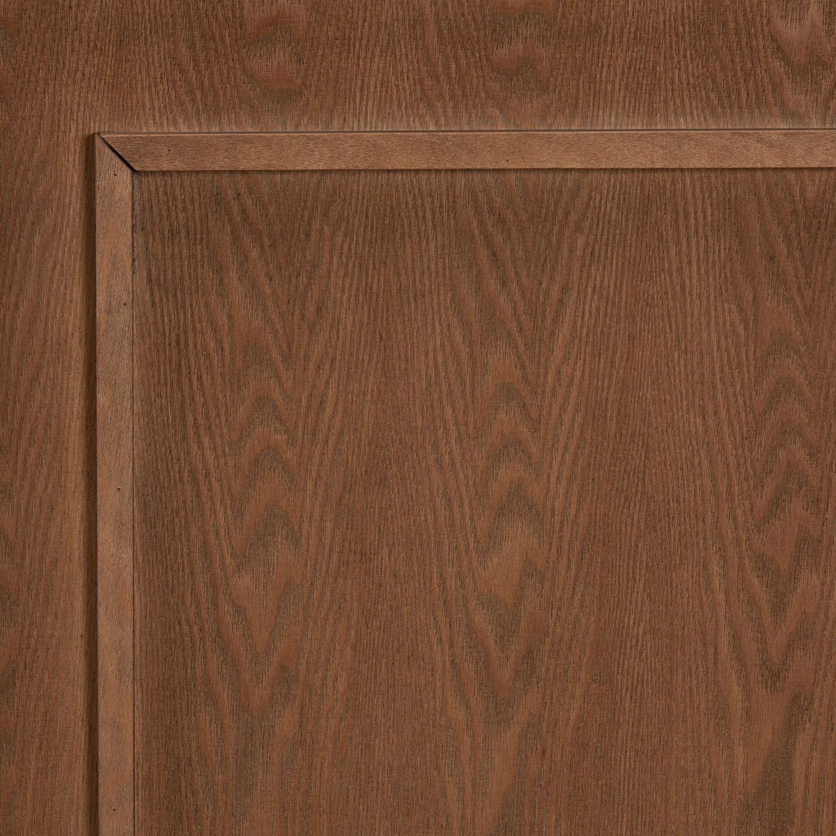 Giordano Classic and Traditional Ash Walnut Finished Wood King Size Headboard