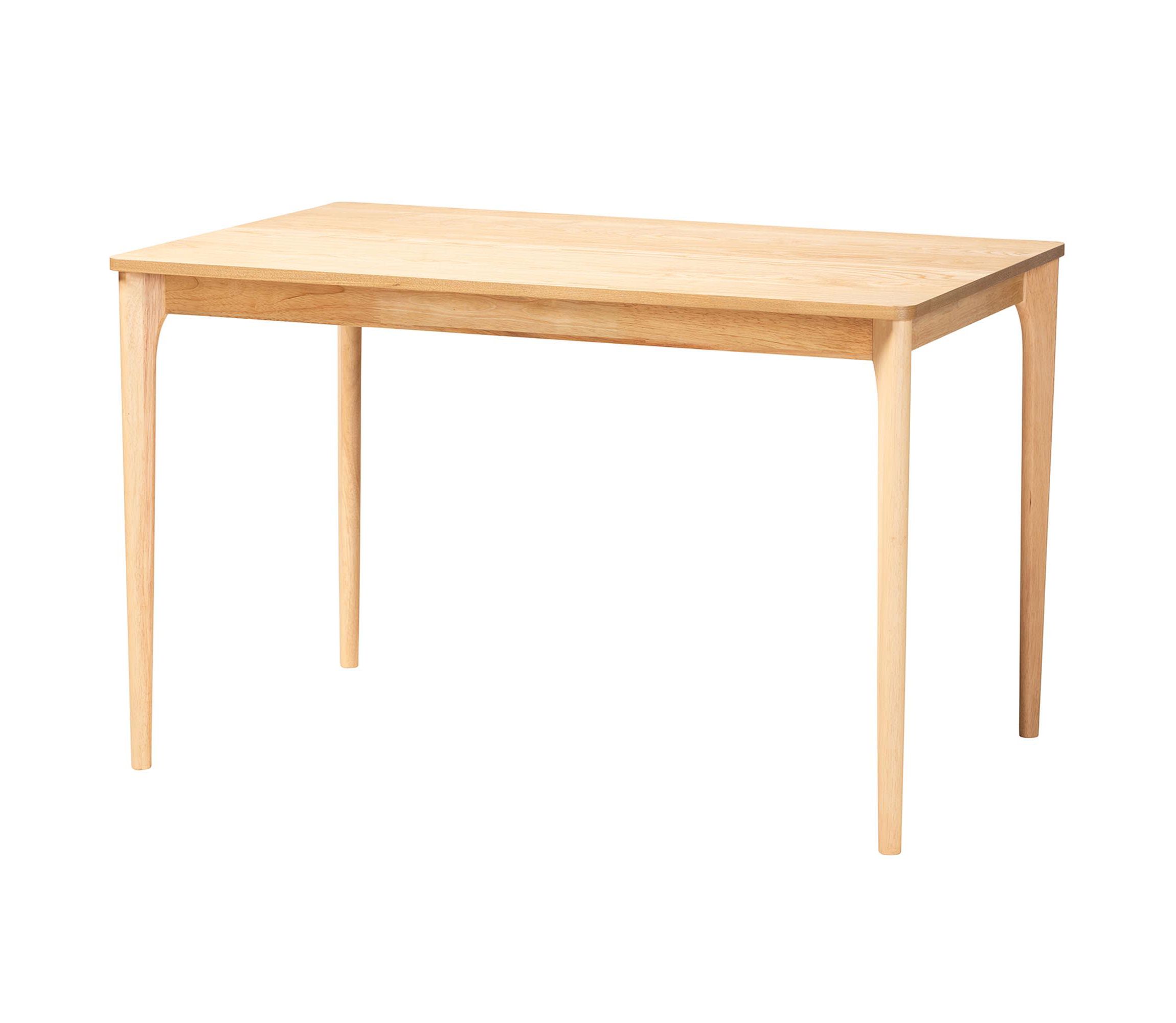 Sherwin Mid-Century Modern Black Finished Wood Dining Table