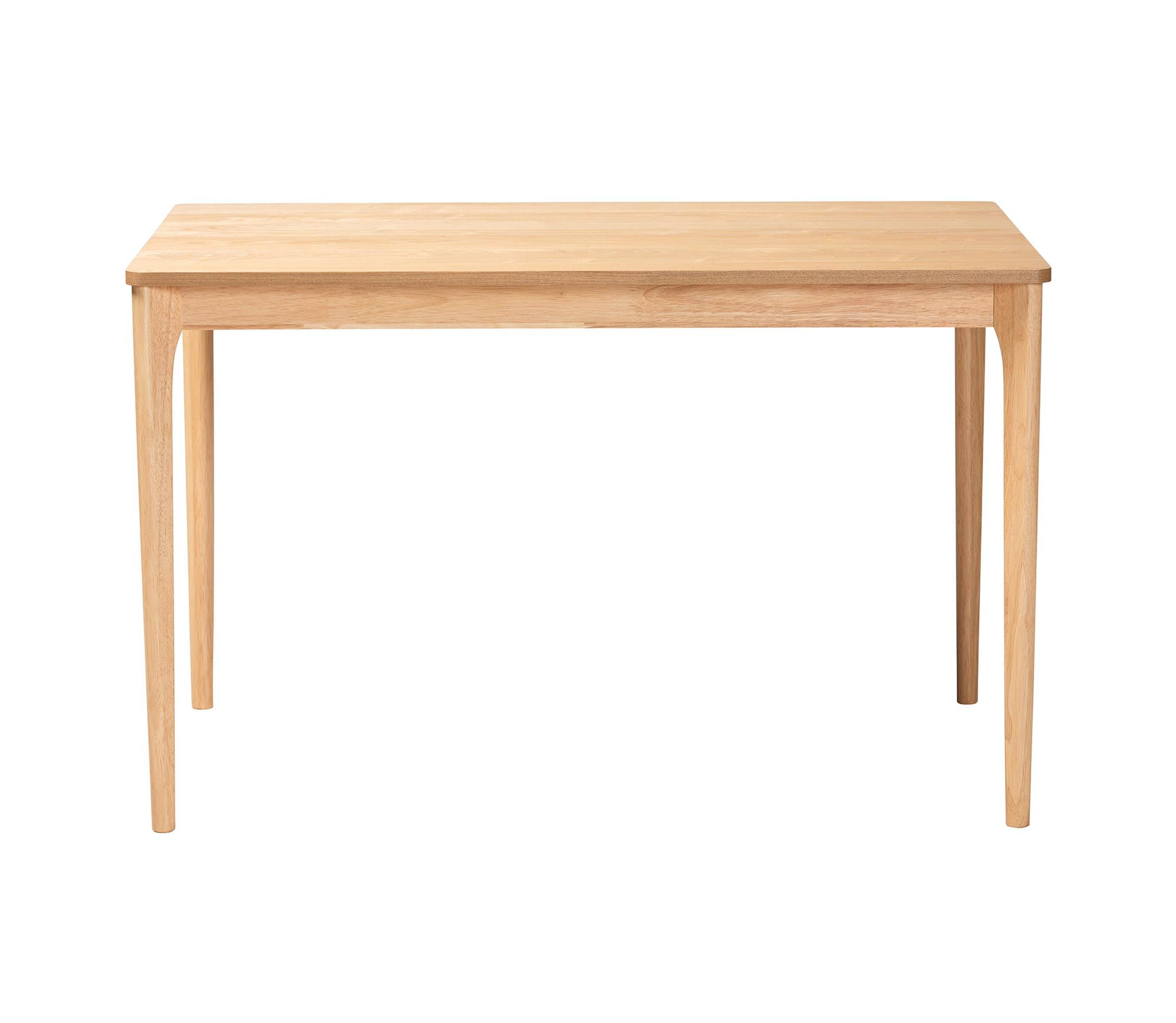 Sherwin Mid-Century Modern Black Finished Wood Dining Table