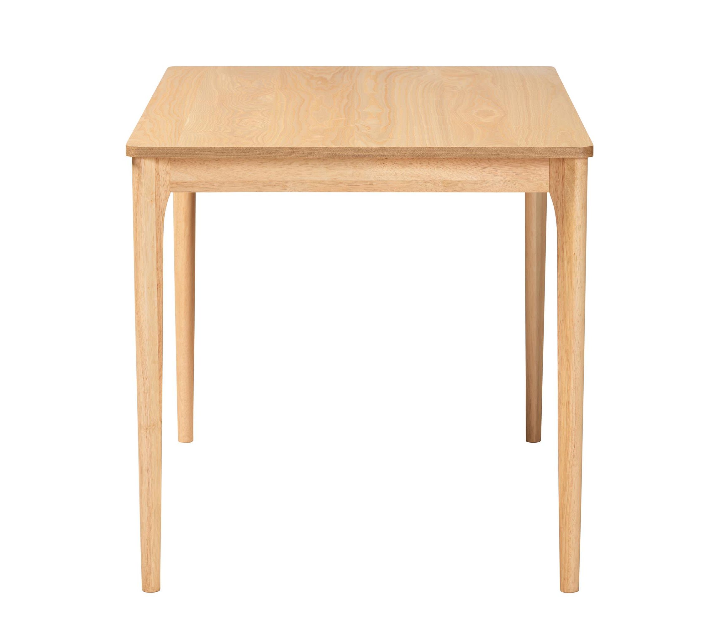 Sherwin Mid-Century Modern Black Finished Wood Dining Table