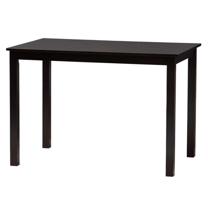 Olympia Modern Grey Fabric and Walnut Brown Finished Wood 5-Piece Dining Set
