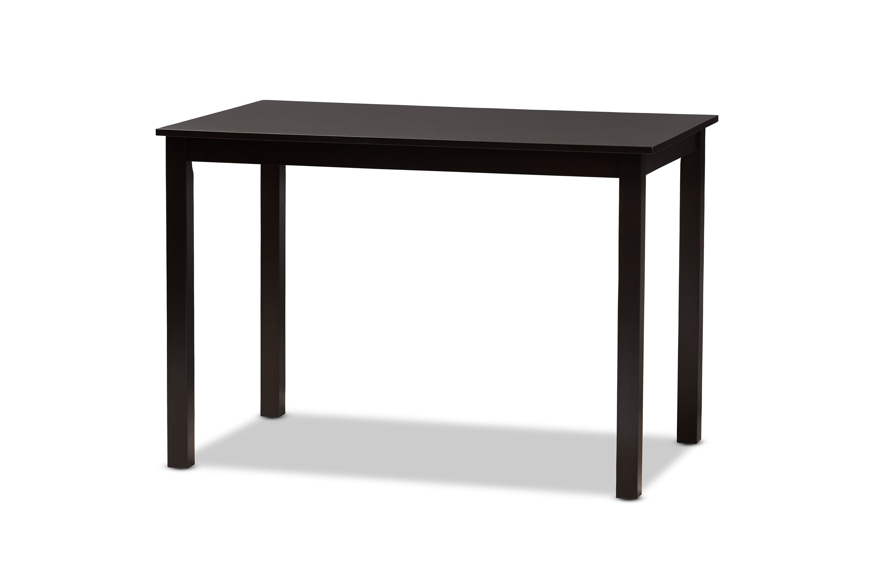 Eveline Modern Walnut Brown Finished Wood 43-Inch Dining Table