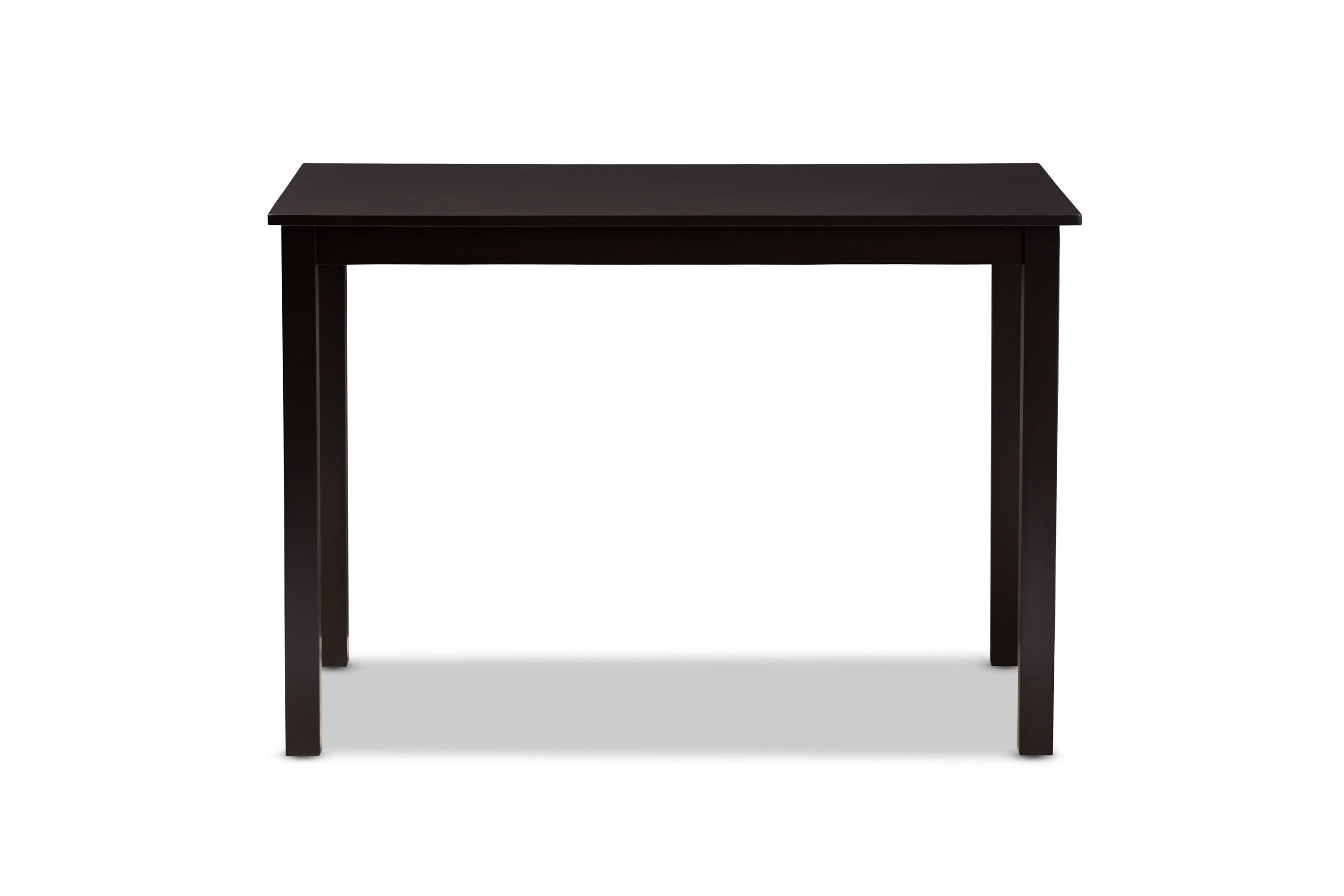 Eveline Modern Walnut Brown Finished Wood 43-Inch Dining Table