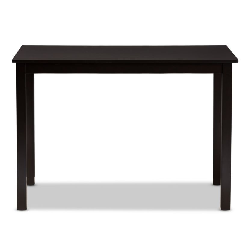 Eveline Modern Walnut Brown Finished Wood 43-Inch Dining Table
