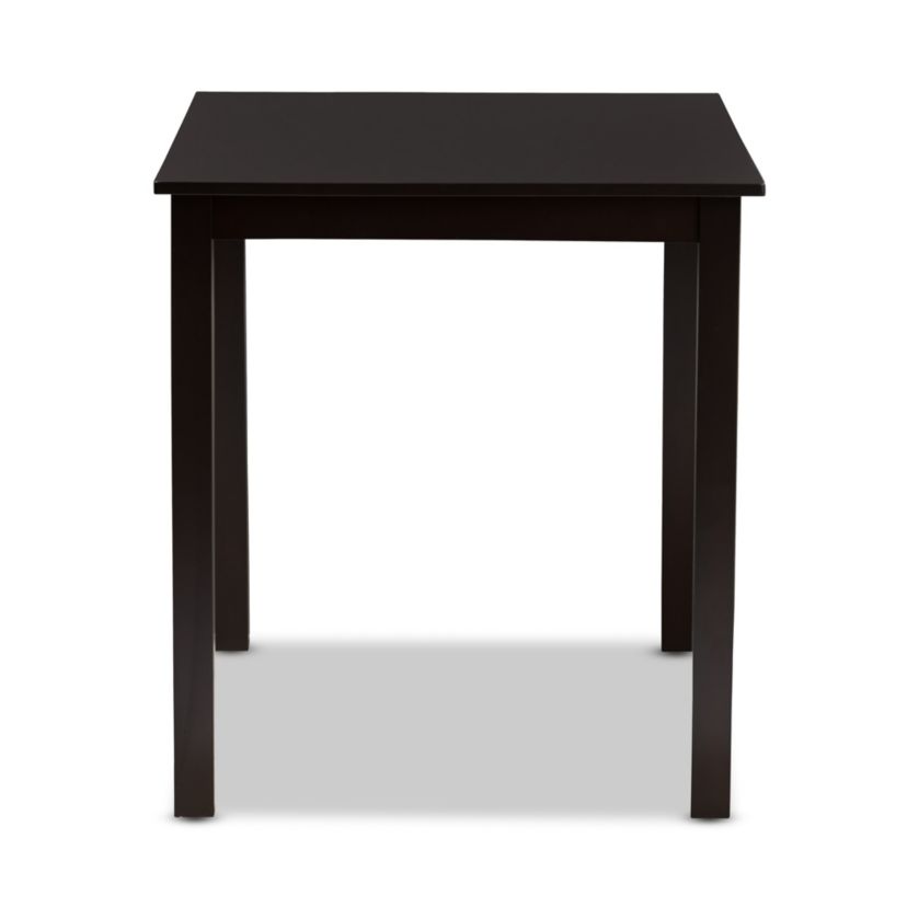 Eveline Modern Walnut Brown Finished Wood 43-Inch Dining Table