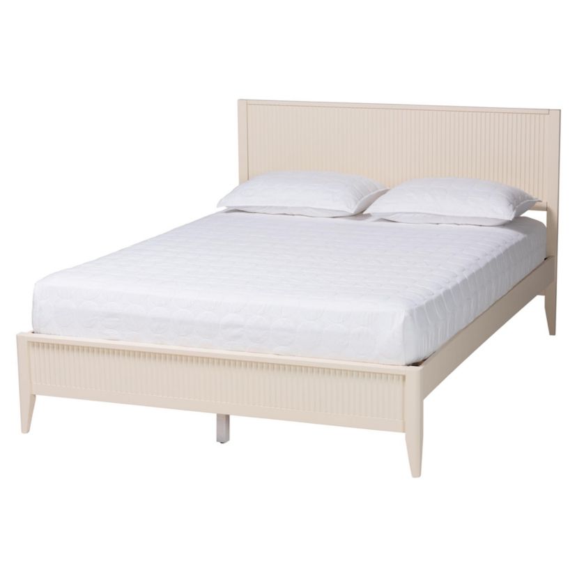 Primrose Black Fluted Wood Queen 4-Piece Bedroom Set