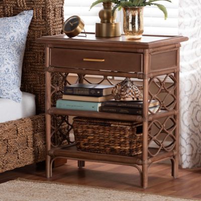 bali & pari Akane Natural Rattan Nightstand