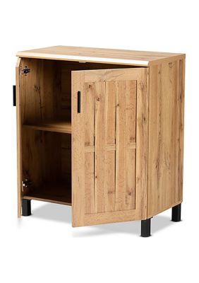 Excel Modern and Contemporary Oak Brown Finished Wood 2-Door Storage Cabinet