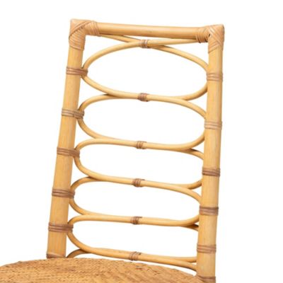 Lisbon Modern Bohemian Natural Rattan Dining Chair