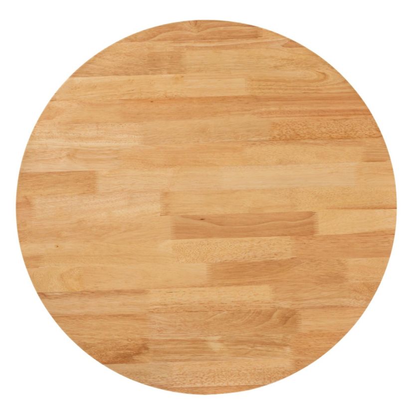 Kenji Modern Natural Brown Finished Wood 34-Inch-Wide Round Wood Dining Table