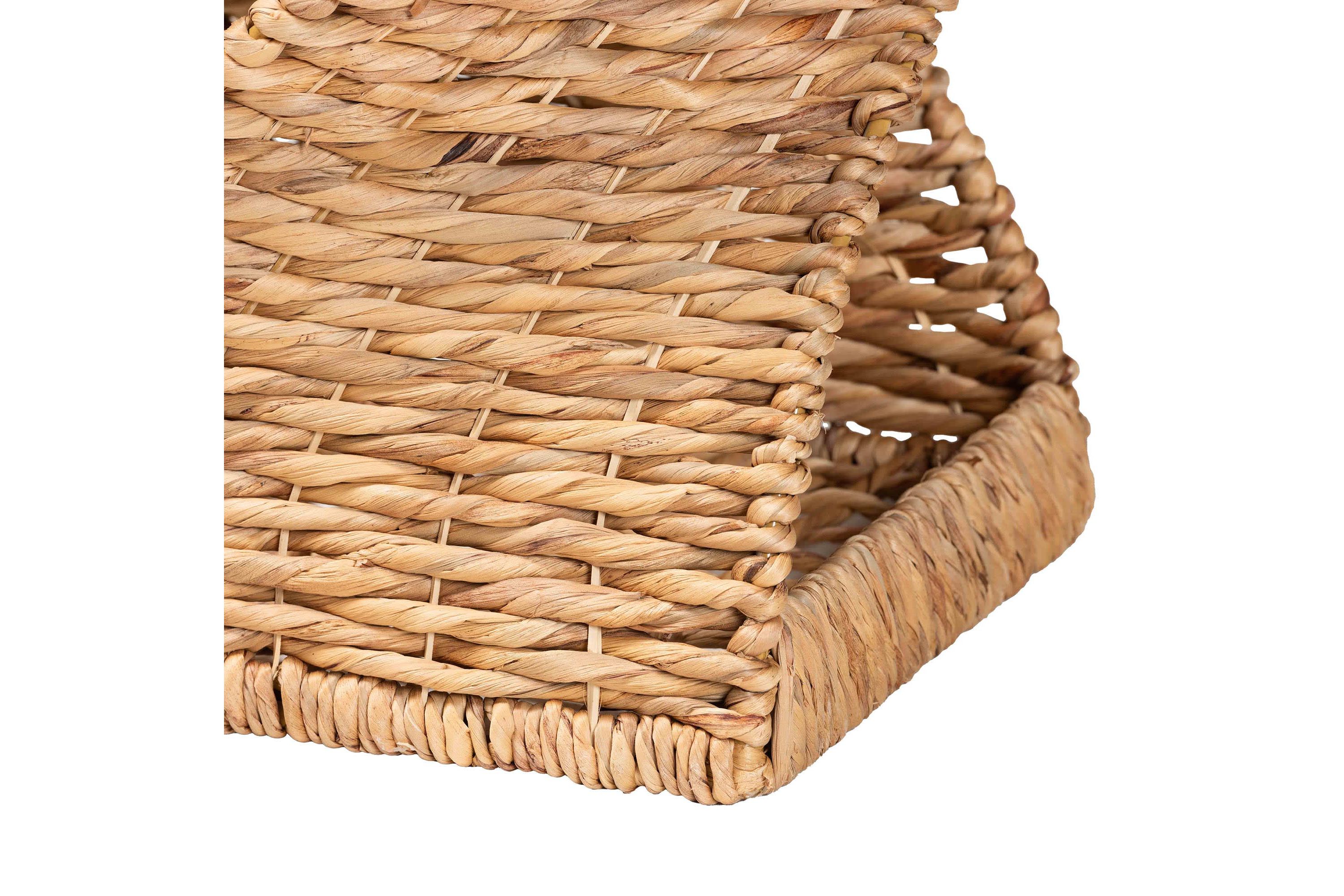 Pelleas Modern Bohemian Natural Seagrass End Table