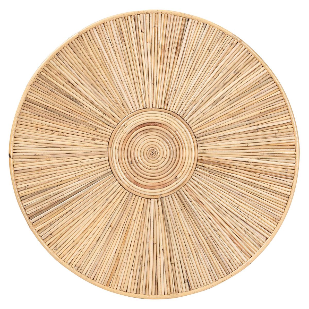 Miami Bohemian Light Honey Rattan Coffee Table