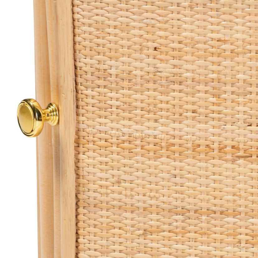 Kiara Bohemian Natural Rattan Nightstand