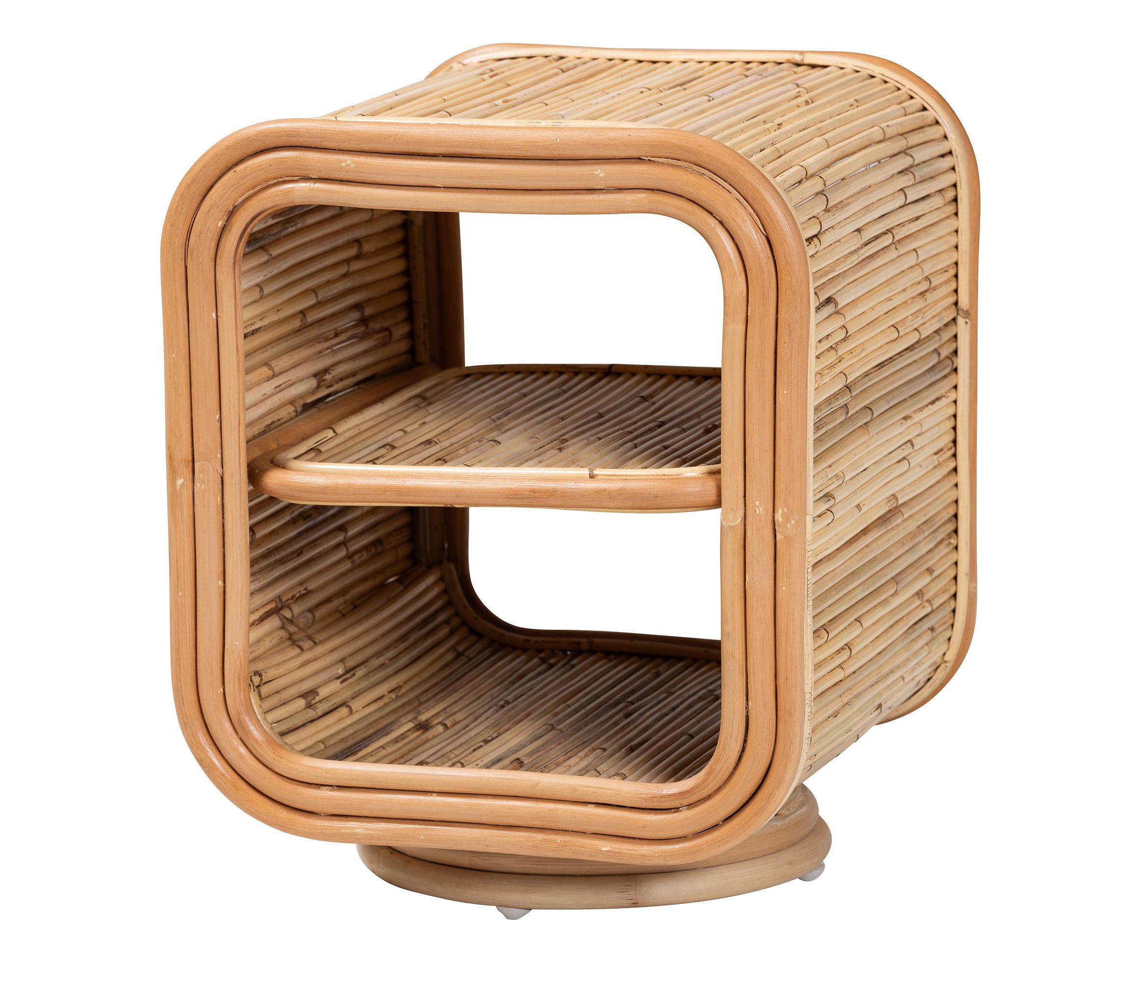Bethari Bohemian Natural Rattan Nightstand