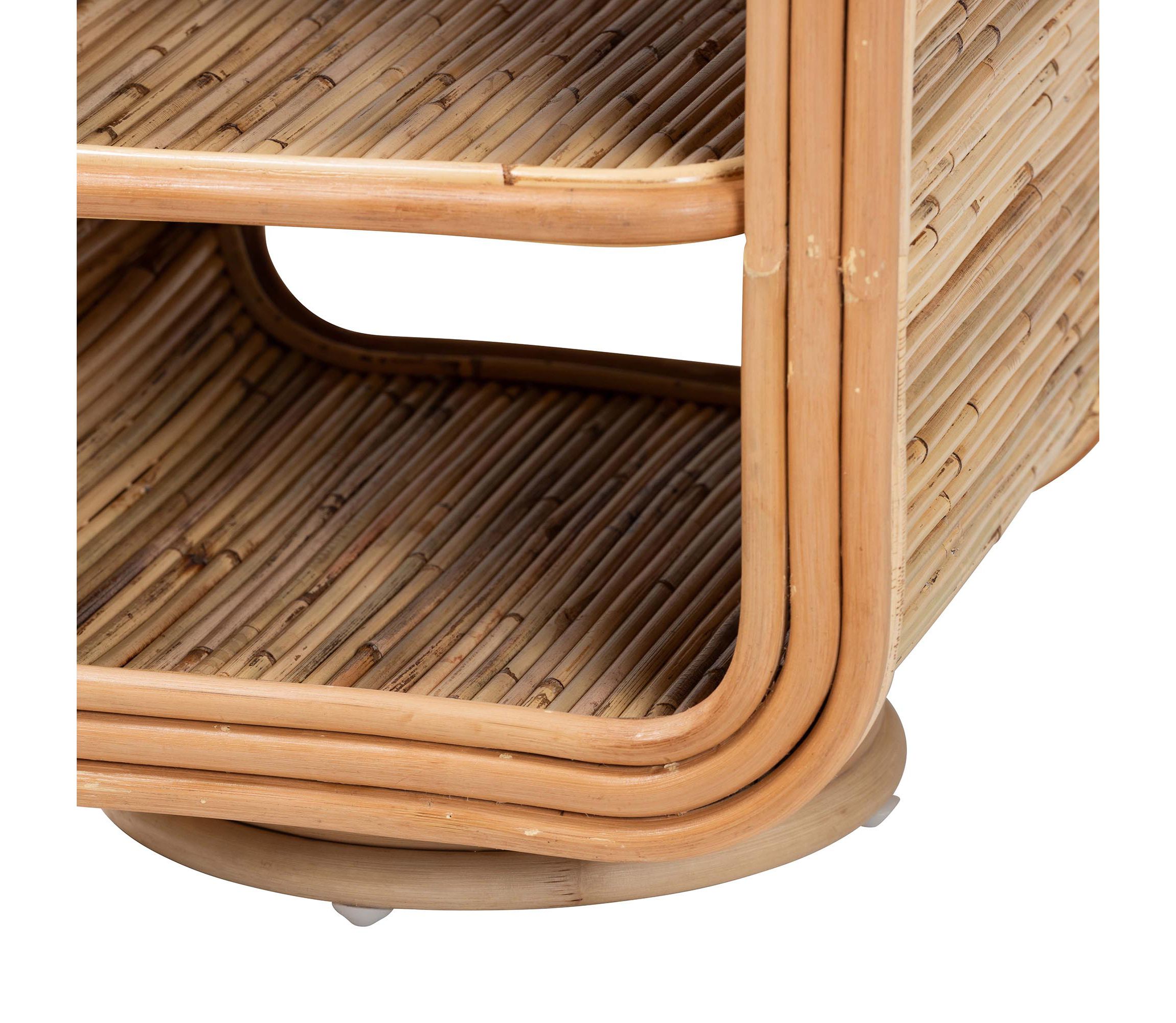 Bethari Bohemian Natural Rattan Nightstand