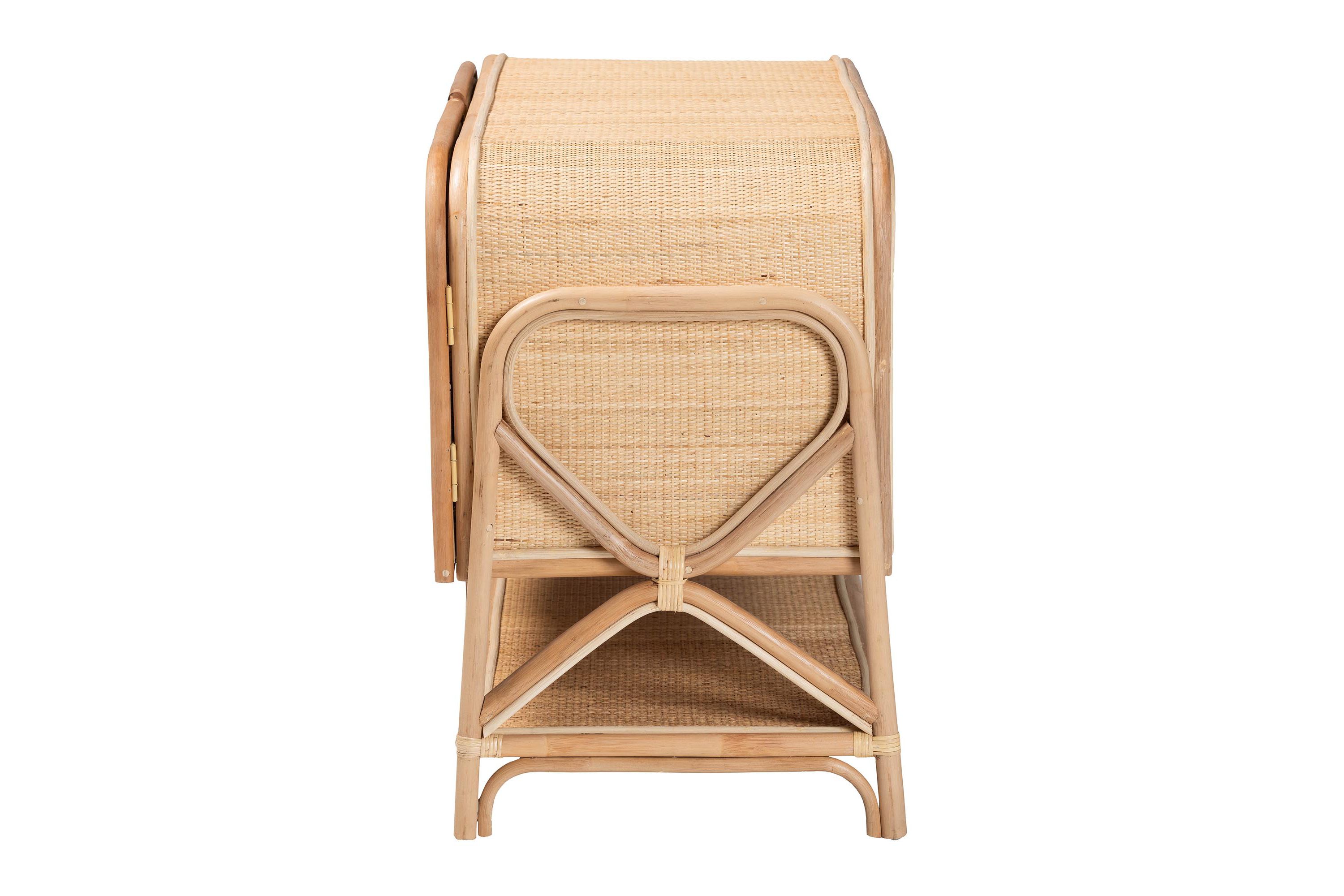 Gitano Bohemian Natural Rattan 2-Door Storage Cabinet