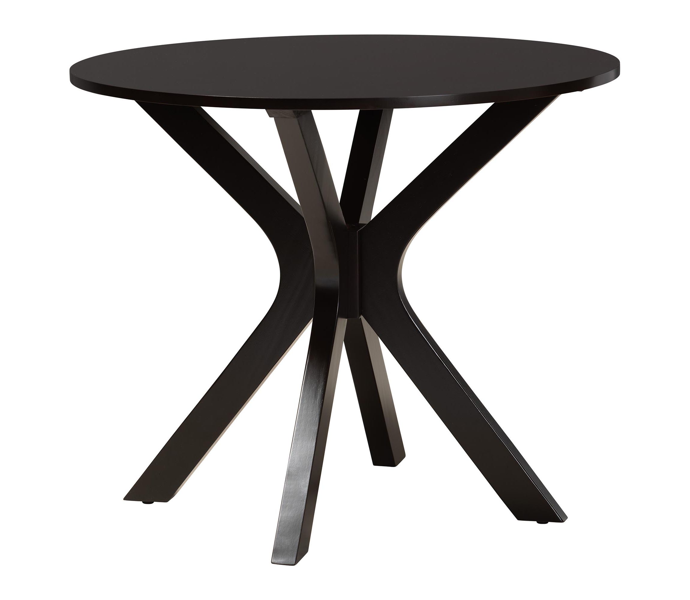 Norah Modern Sand Fabric and Dark Brown Finished Wood 5-Piece Dining Set