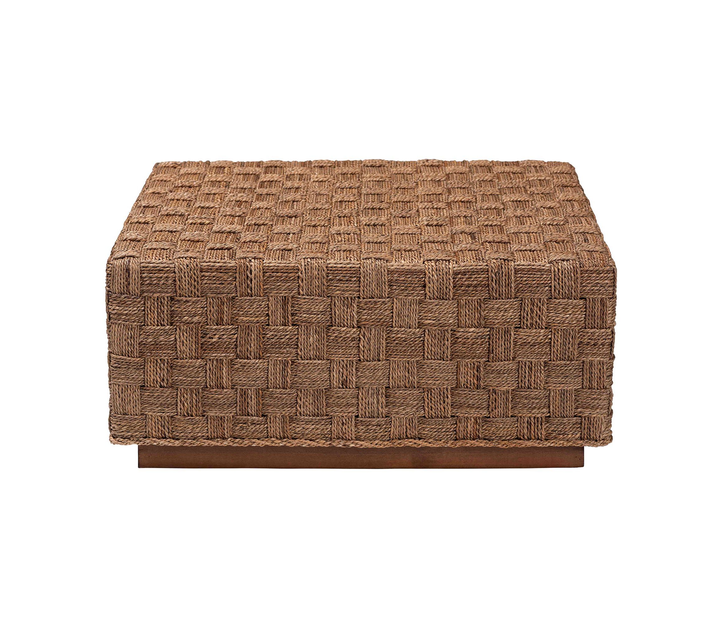 Karina Bohemian Natural Seagrass Coffee Table