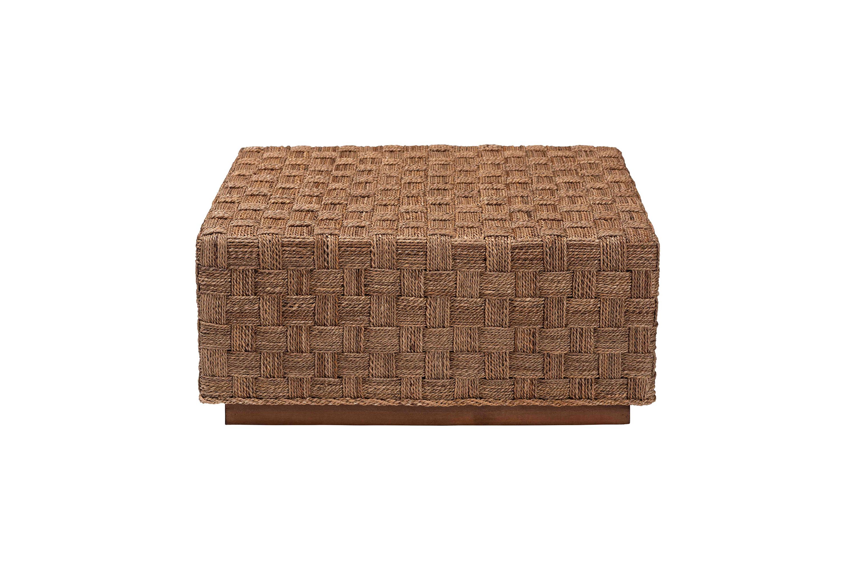 Karina Bohemian Natural Seagrass Coffee Table